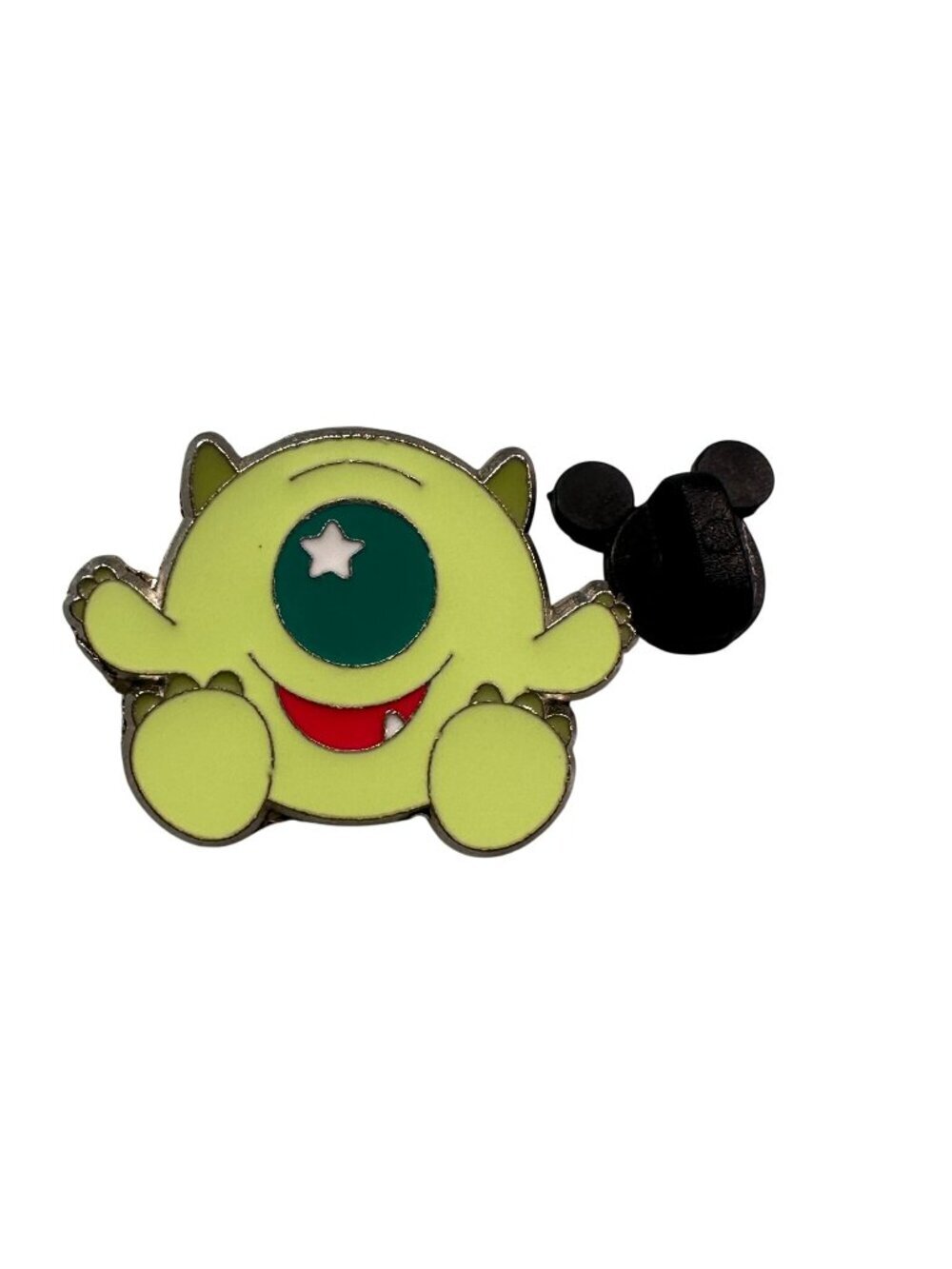 Disney Mike Wazowski Trading Pin Monsters Inc Wishable Series 2 Badge